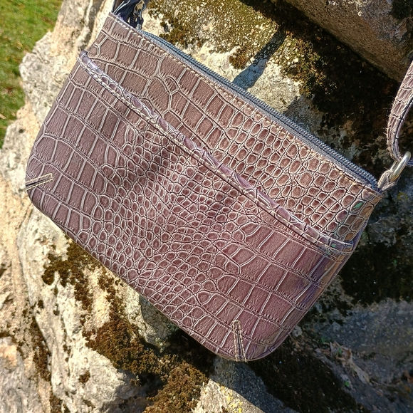 Treviso mock croc mini-crossbody bag w adjustable strap, Fall fashion, Fall boho - Picture 7 of 11